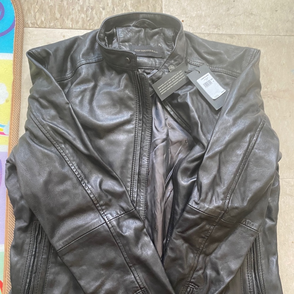 John Varvatos Leather Jacket